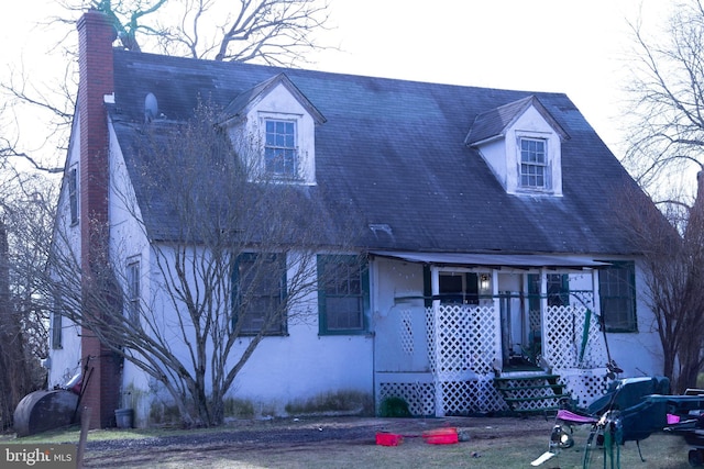 view of cape cod-style house