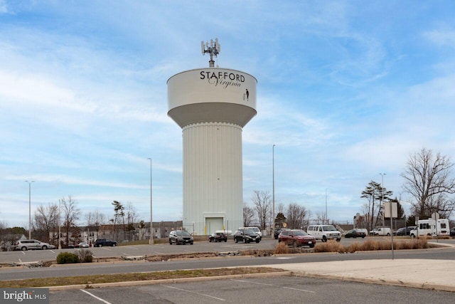 exterior space with uncovered parking