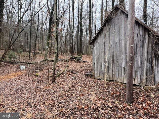 view of outbuilding