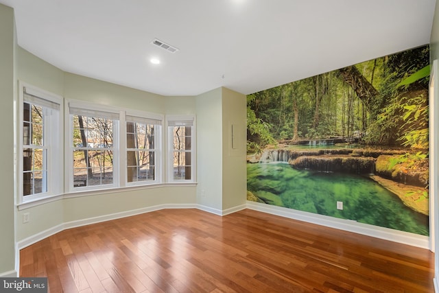 interior space with a wealth of natural light and visible vents