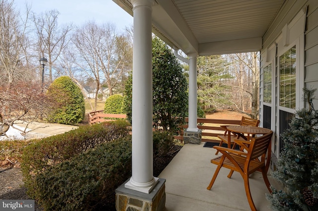 view of patio