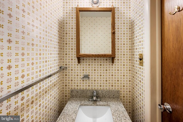 bathroom with a sink