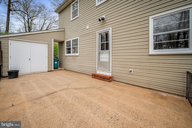 exterior space featuring a patio area