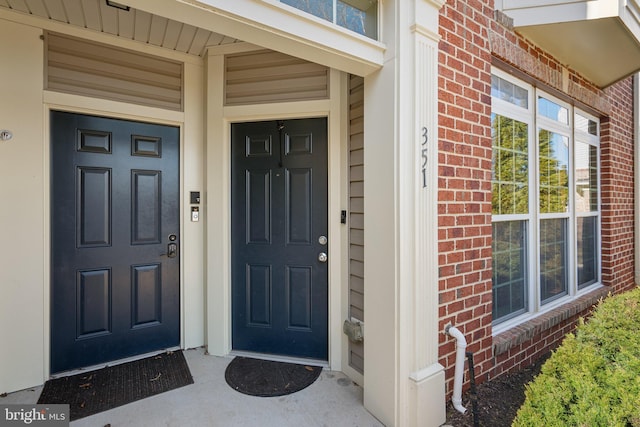 view of entrance to property