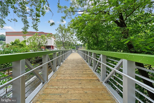 view of dock