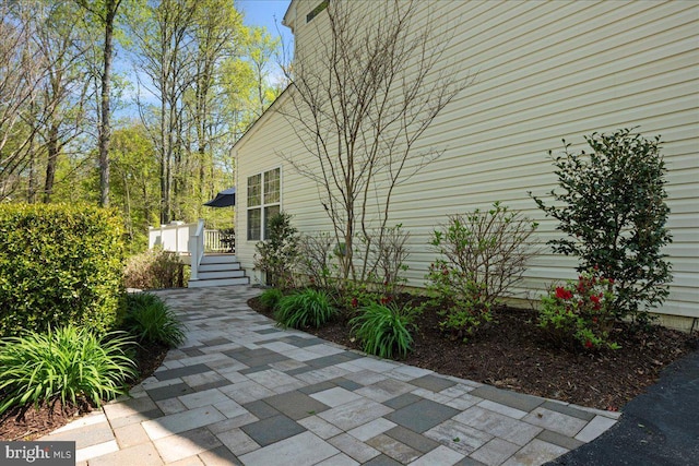 450 Marley Run, Huntingtown, MD 20639 - view of side of home with a wooden deck