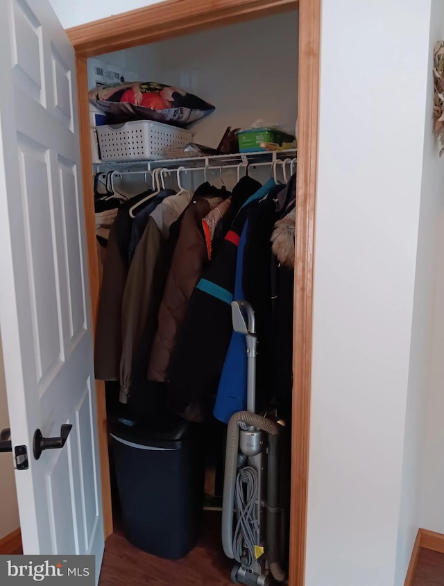 view of closet