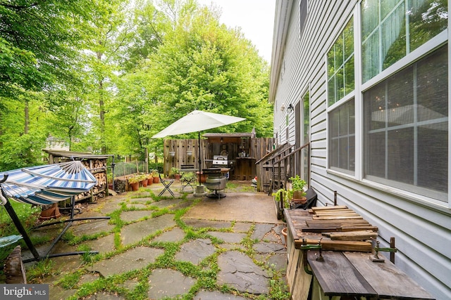 view of patio