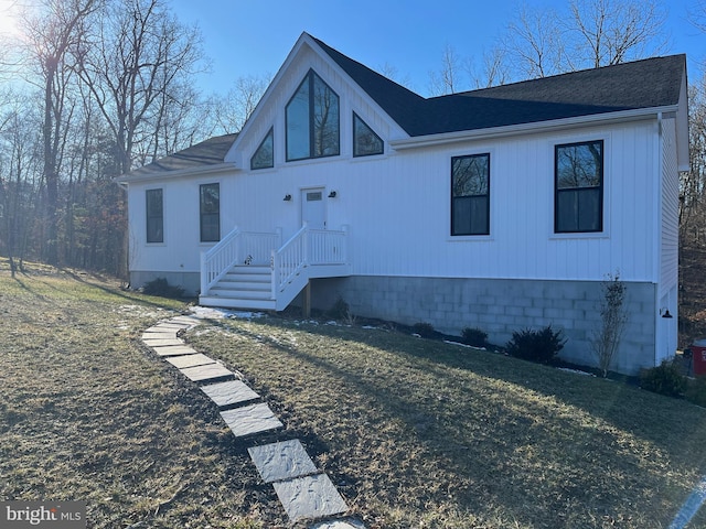 view of front of home