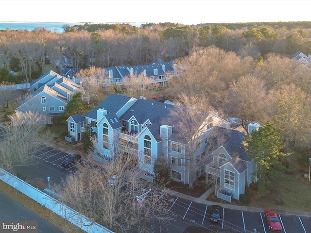 aerial view with a view of trees