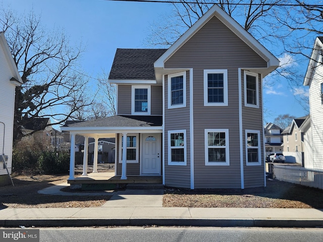 view of front of house featuring a porch