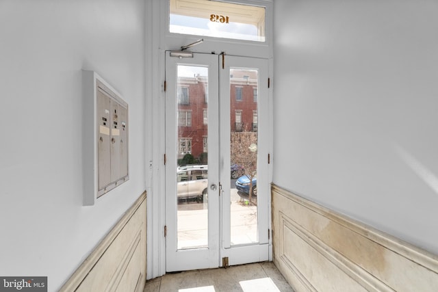 entryway with a wealth of natural light