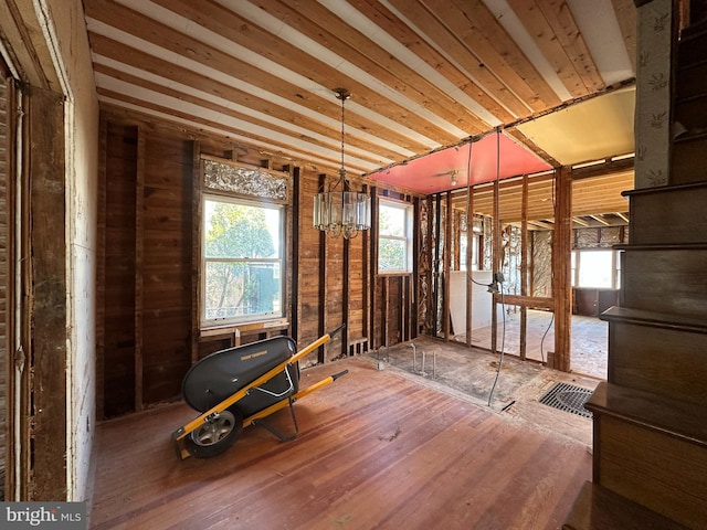 6308 Beechwood, Idlewylde, MD 21239 - misc room featuring a notable chandelier