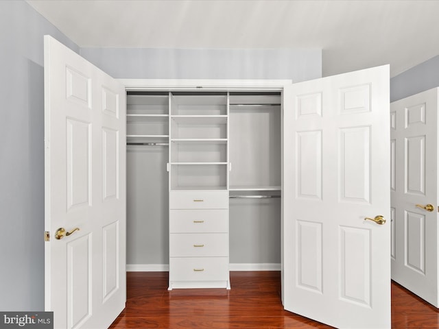 view of closet