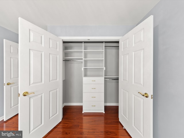 view of closet