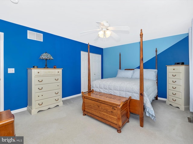330 Mountaineers Way, Emmitsburg, MD 21727 - bedroom featuring carpet floors, baseboards, and a ceiling fan