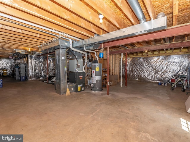 330 Mountaineers Way, Emmitsburg, MD 21727 - unfinished basement with water heater and heating unit
