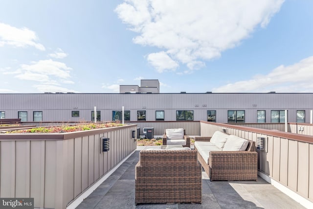 view of patio / terrace featuring outdoor lounge area