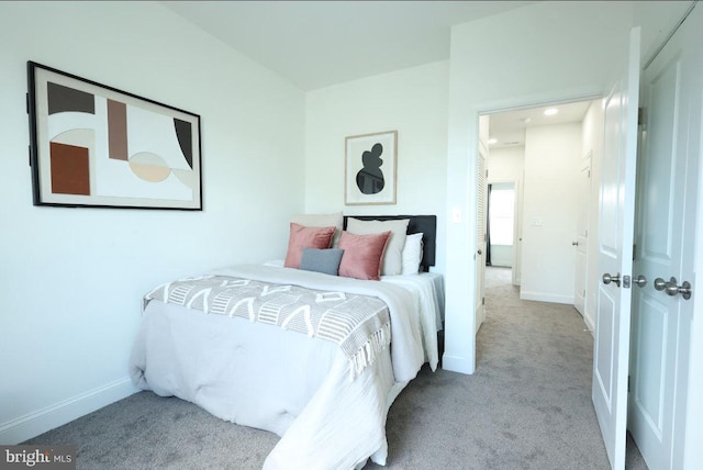 3324 N Market St, Wilmington, DE 19802 - bedroom with carpet floors, baseboards, and recessed lighting