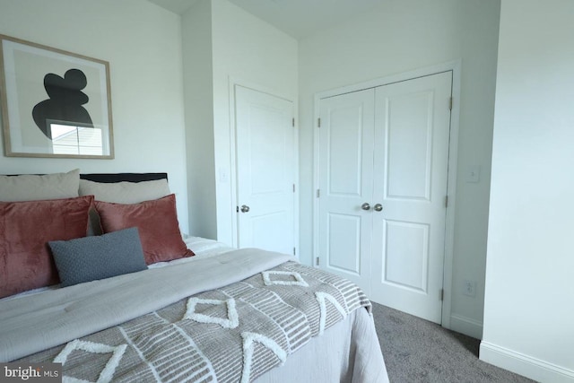 3324 N Market St, Wilmington, DE 19802 - bedroom with carpet, a closet, and baseboards