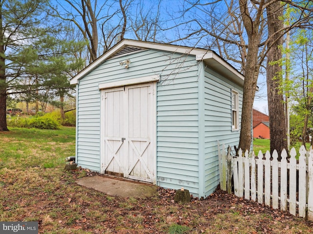 374 Tuscawilla Dr, Charles Town, WV 25414 - view of shed featuring fence