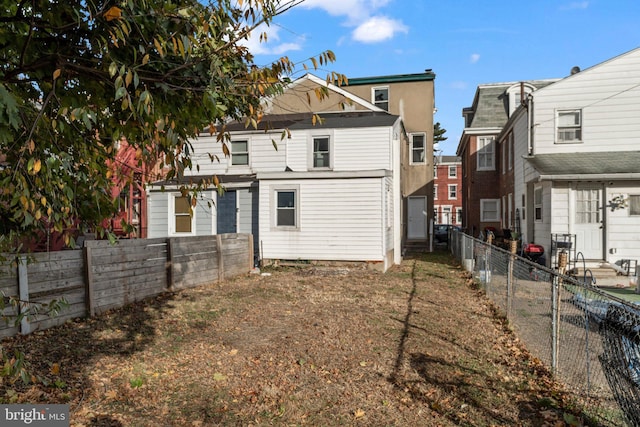 view of back of property