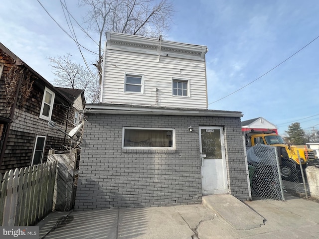 rear view of house featuring a patio area