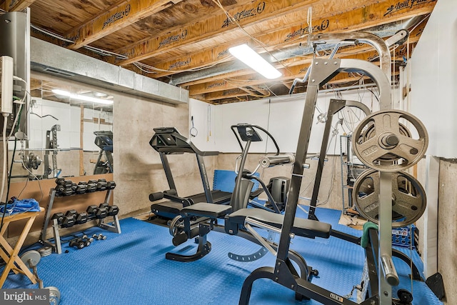 view of workout area