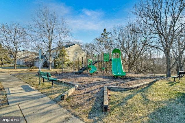 view of community playground