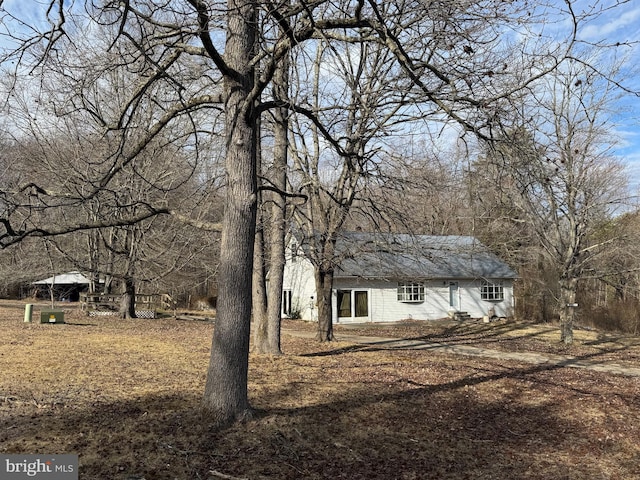 view of front of property