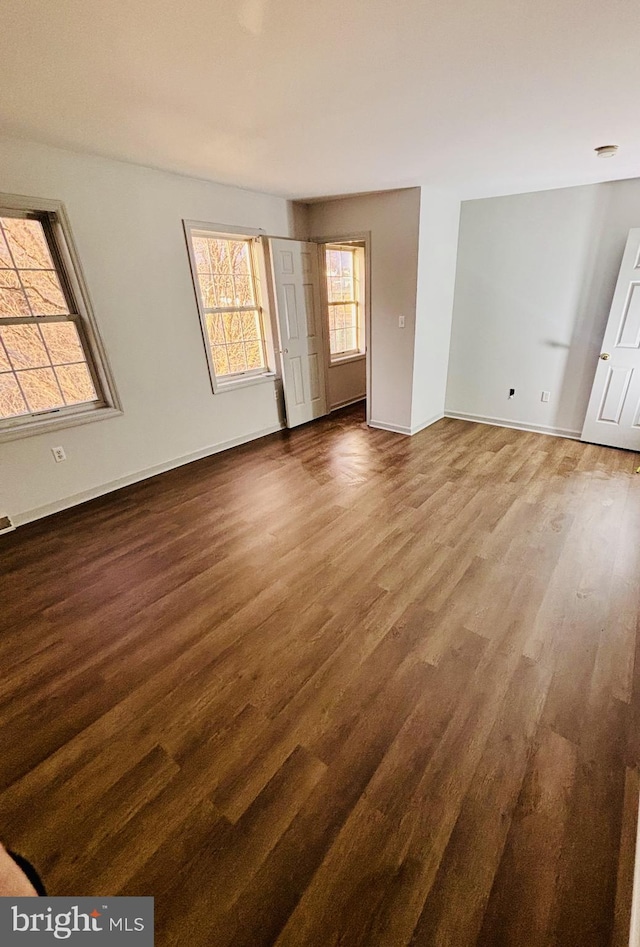 interior space featuring wood-type flooring