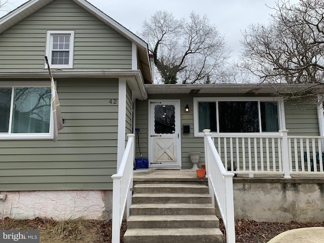 view of entrance to property