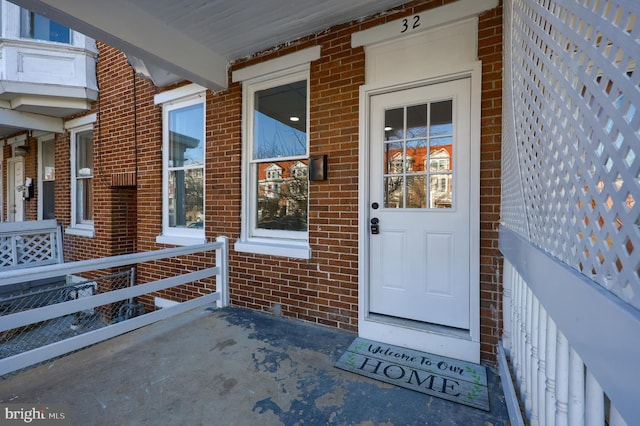 view of property entrance