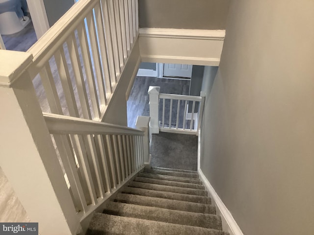 view of stairs
