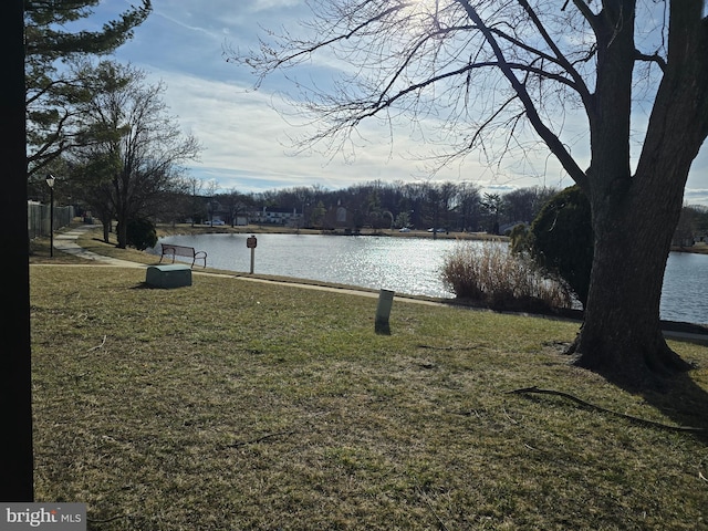 property view of water