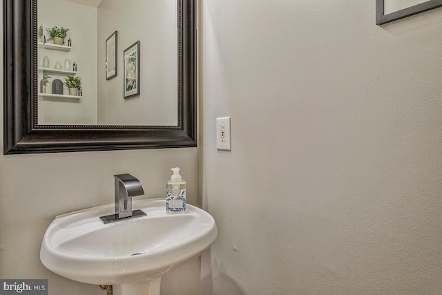 bathroom with a sink