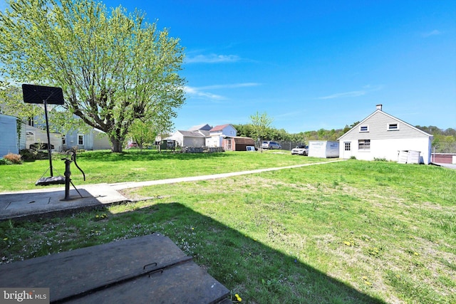 view of yard