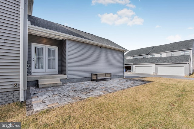 1603 Trotter St, Frederick, MD 21702 - view of side of home featuring a yard and roof with shingles