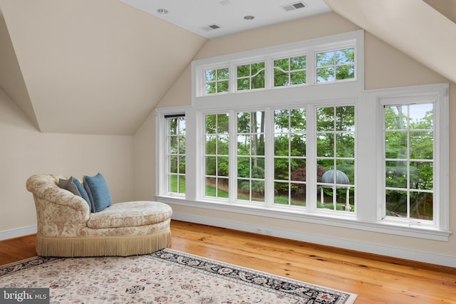 938 Old County Rd, Severna Park, MD 21146 - living area with visible vents, wood finished floors, and a healthy amount of sunlight