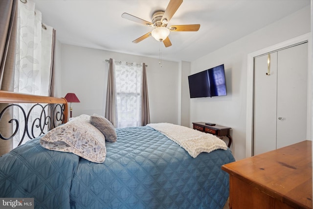 2832 Larkin Rd, Upper Chichester, PA 19061 - bedroom featuring ceiling fan