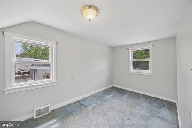 2832 Larkin Rd, Upper Chichester, PA 19061 - unfurnished room featuring carpet flooring, baseboards, and vaulted ceiling
