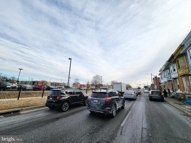 view of road