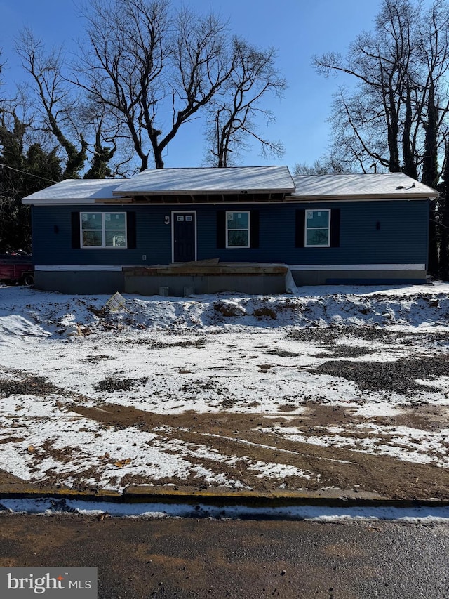 view of front of home