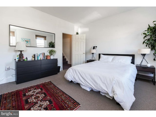 bedroom with carpet flooring