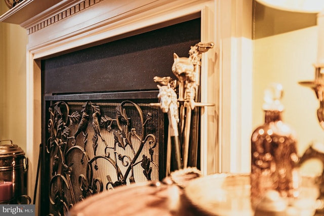 view of room details