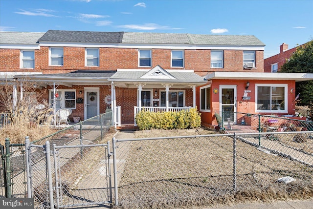 view of property featuring a porch