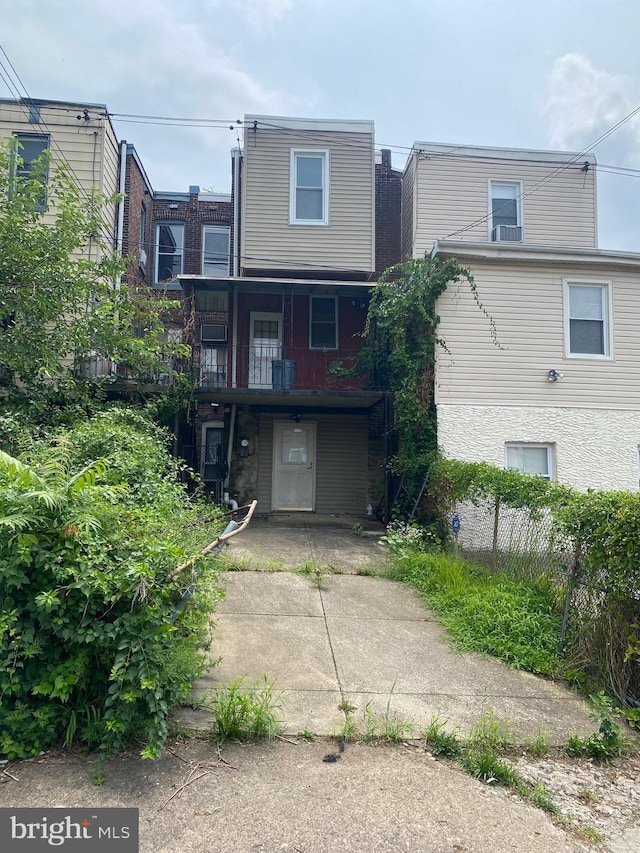 view of rear view of property