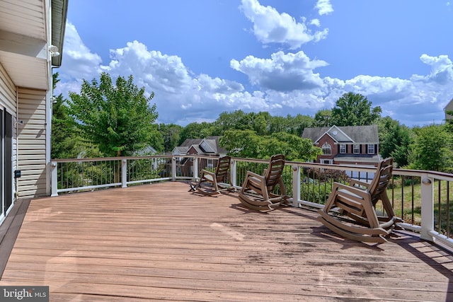5816 Rockburn Woods Way, Elkridge, MD 21075 - view of wooden terrace