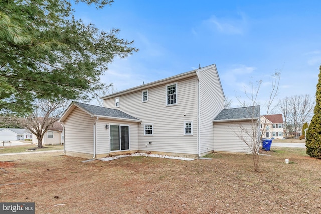 view of back of property