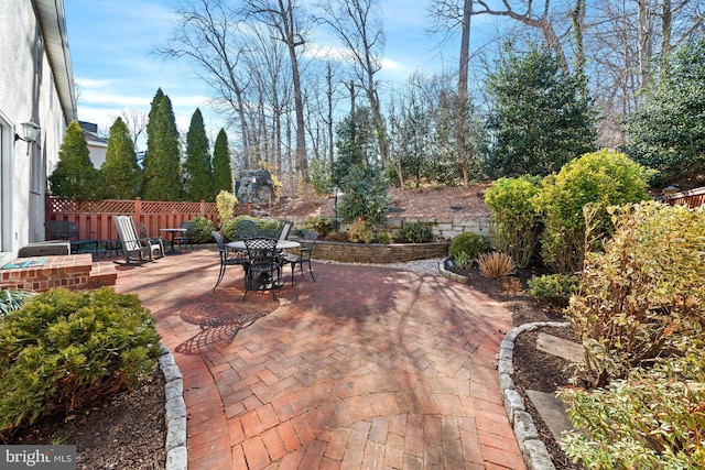 view of patio